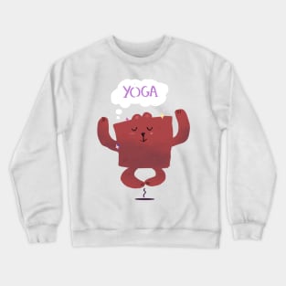 Yoga bear Crewneck Sweatshirt